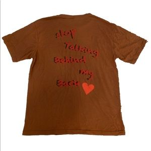“Stop talking behind my back🧡” VM Tee